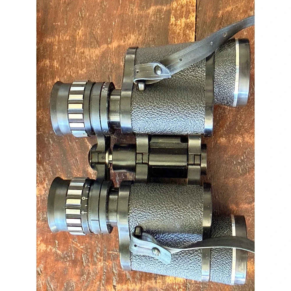 Sears Zoom Binoculars 7X-15X 35mm Black Good 473.2520101 Japan Vintage Gorpcore